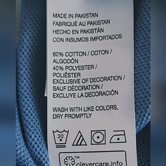 Izod Men's Advantage Performance Stretch Short Sleeve Polo Shirt Size L NWT - Picture 9 of 9